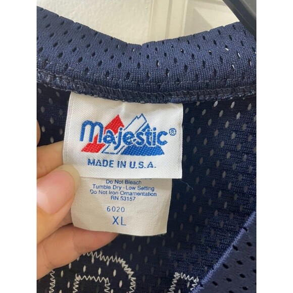 Vintage Baseball Jersey Authentic Majestic QUONG 23 With Patch USA FLAG XL - Picture 4 of 8